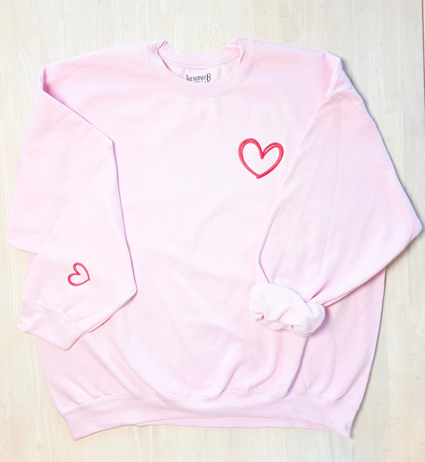 Be Real Be Kind Be Mine Puff Print Sweatshirt