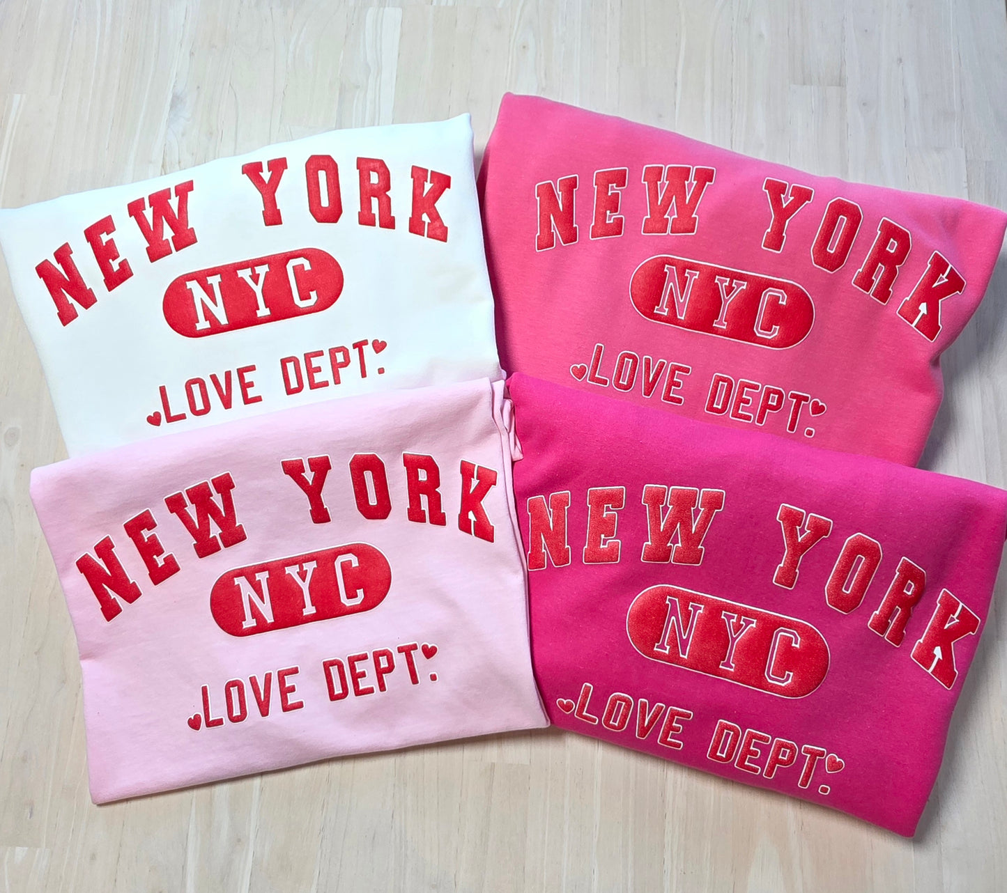 New York NYC Love Dept. Puff Sweatshirt