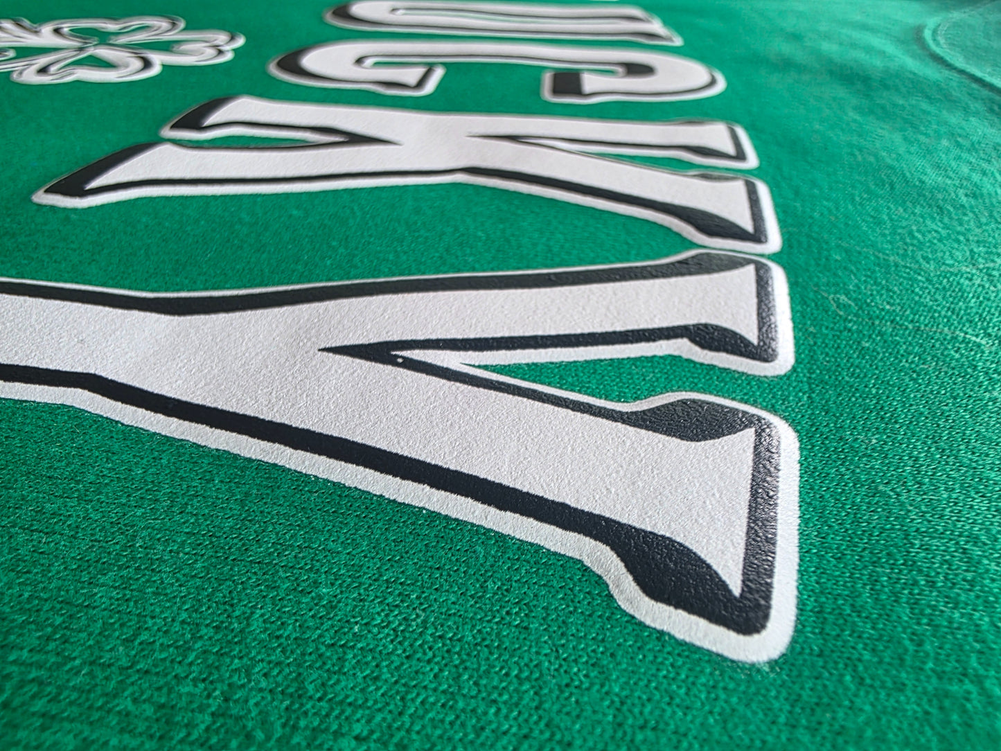 Lucky Shamrock 3D Puff Print Sweatshirt – St. Patrick’s Day Green Crewneck