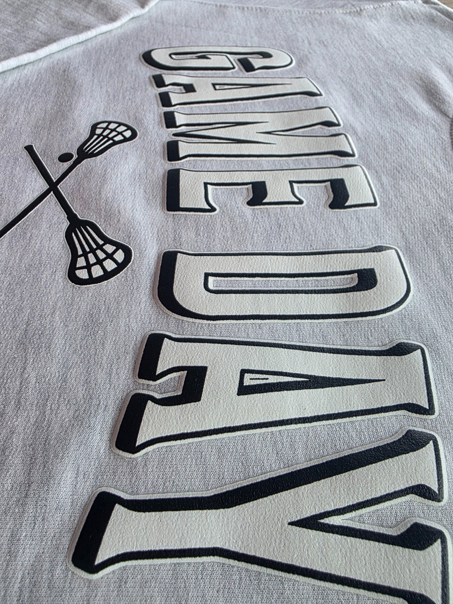 Baseball Game Day Sweatshirt – 3D Puff Print Game Day Crewneck, Baseball Mom Shirt, Team Spirit Fan Pullover, Custom Color Gift