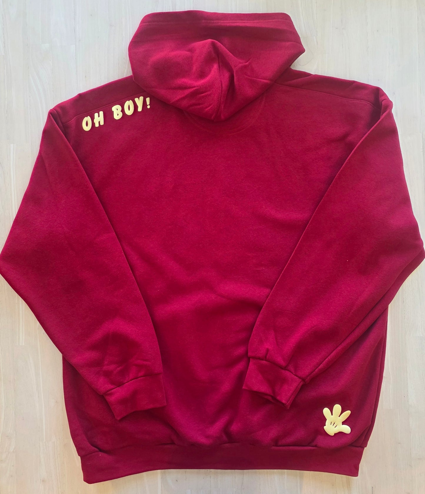 Happiest Club on Earth  Puff Print Hoodie