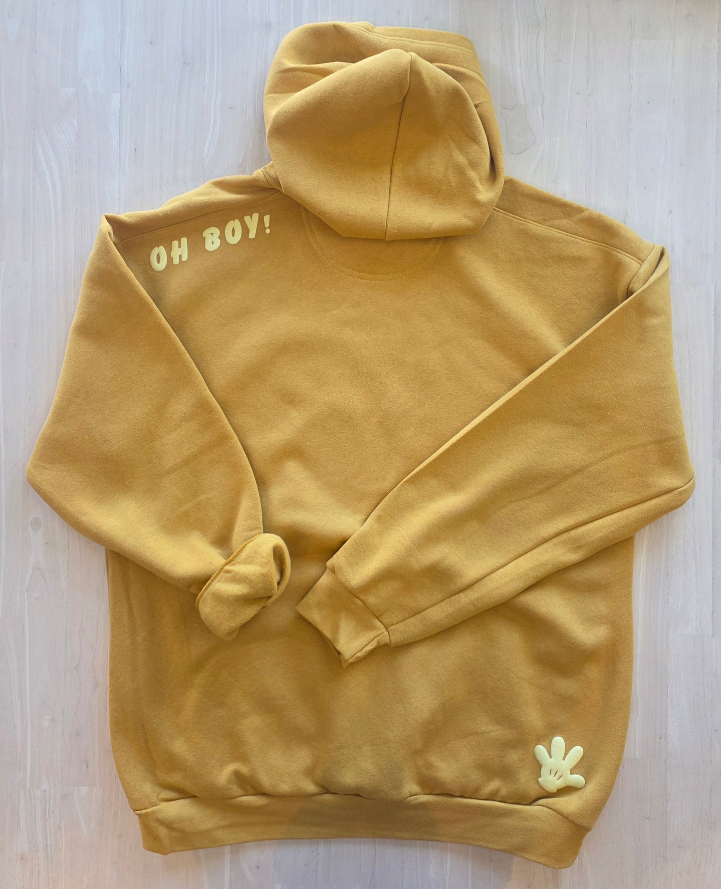 Happiest Club on Earth  Puff Print Hoodie