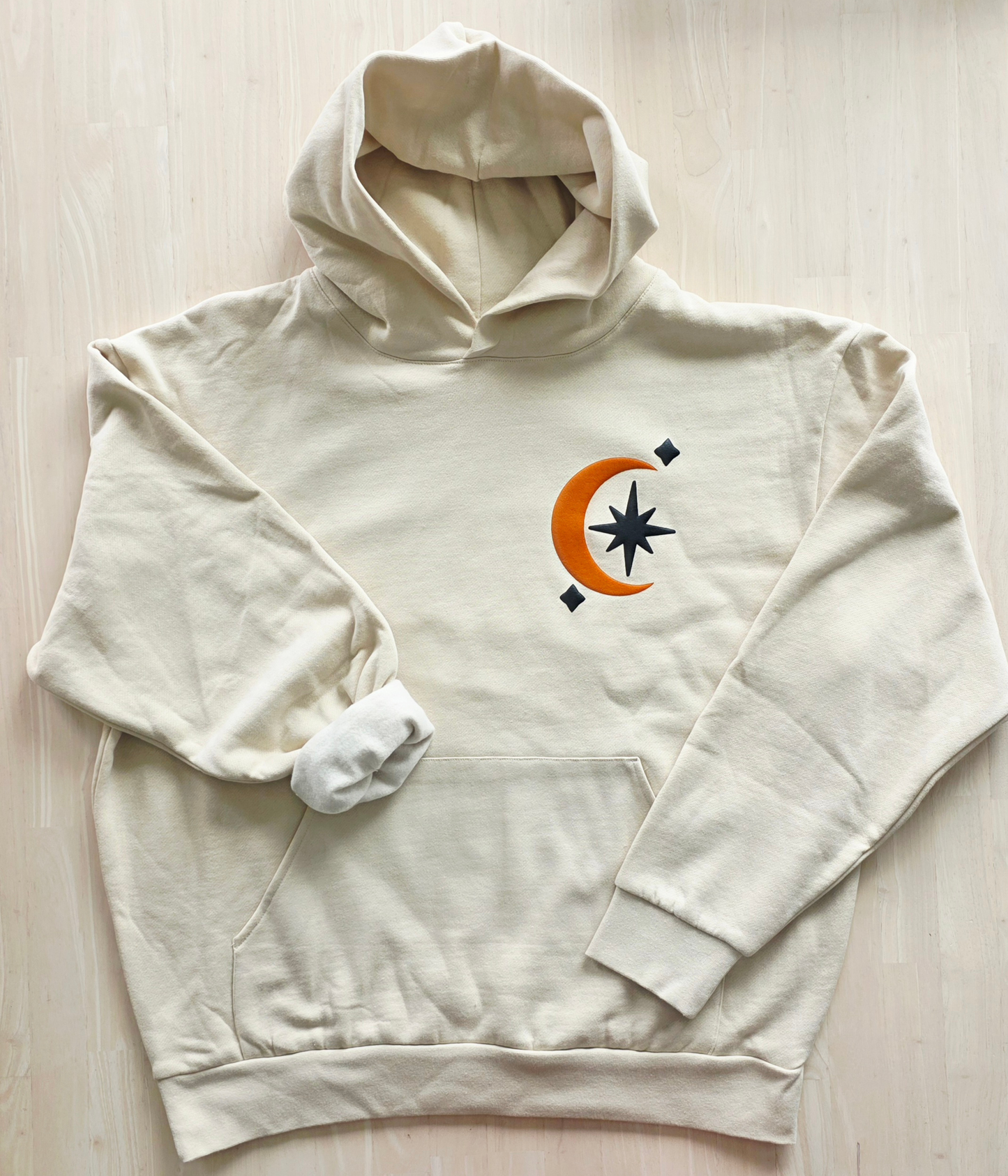 Spooky Season State of Mind Puff Print Oversized Hoodie
