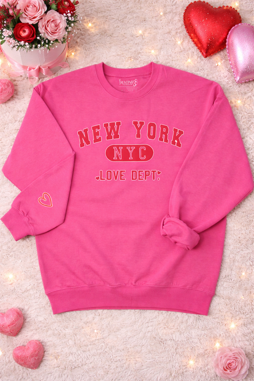 New York NYC Love Dept. Puff Sweatshirt