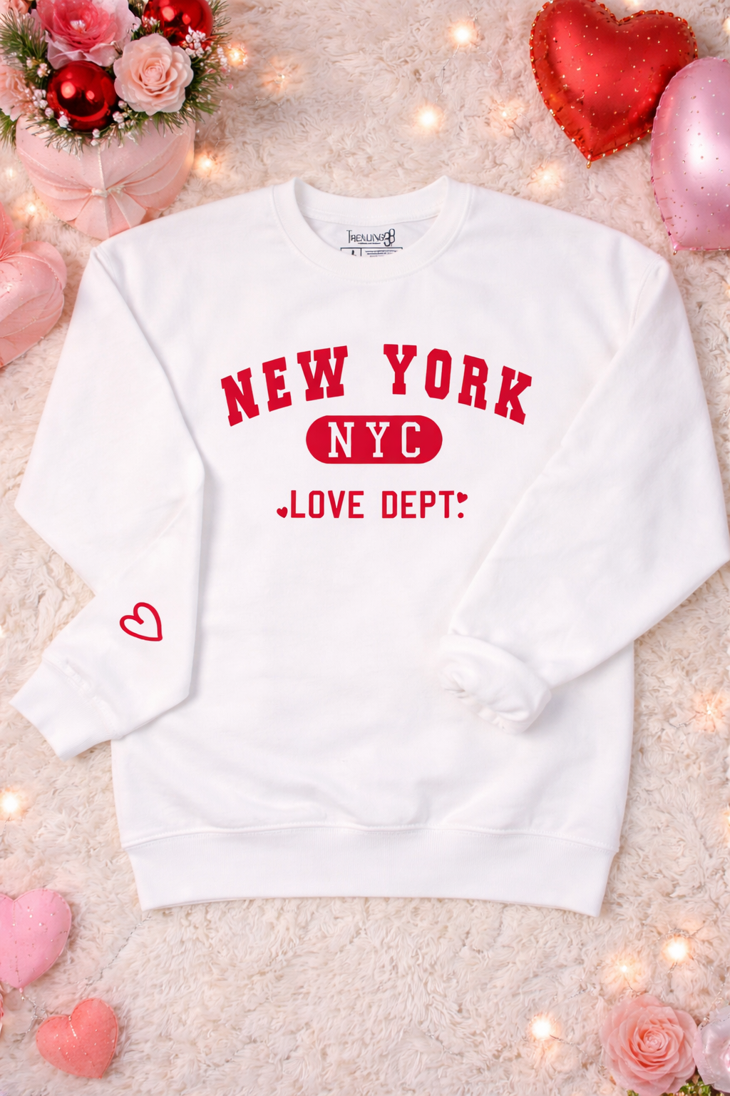 New York NYC Love Dept. Puff Sweatshirt
