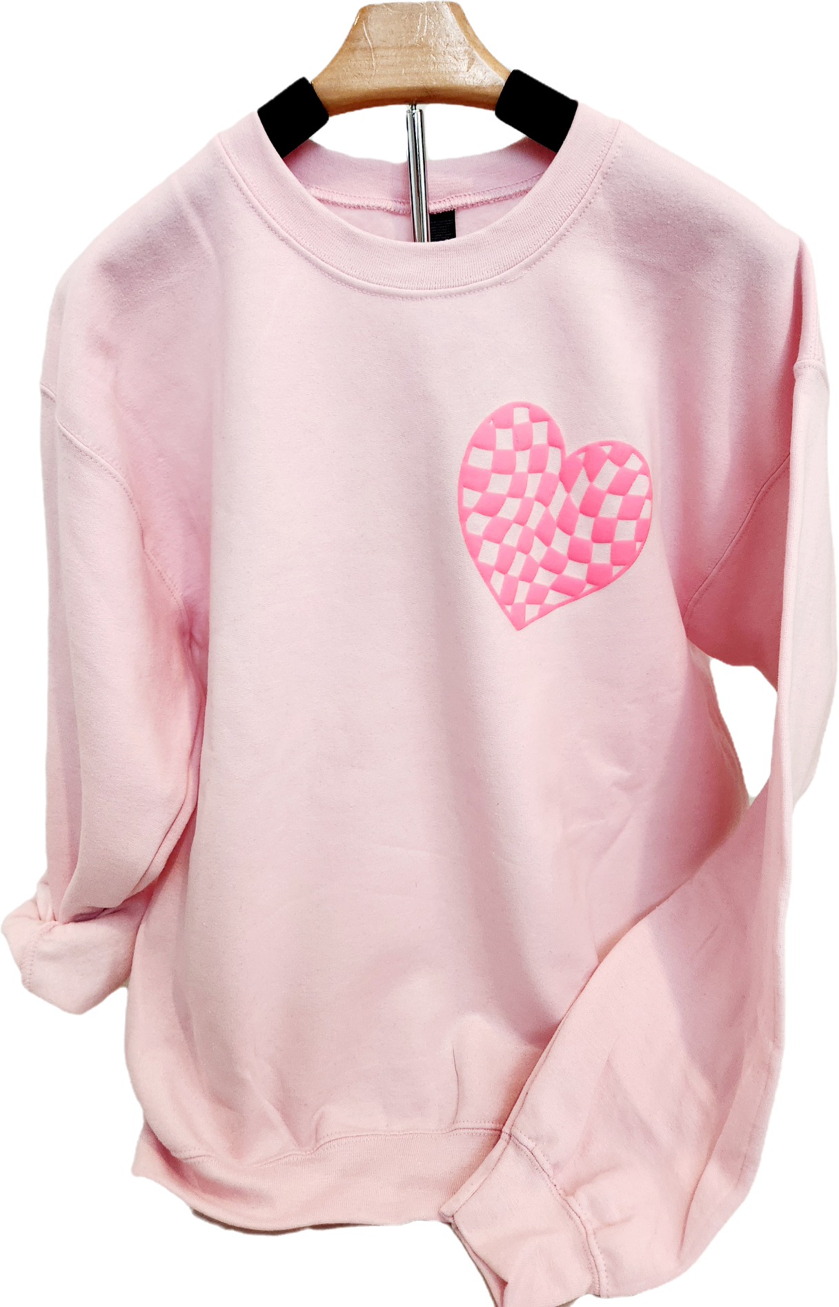 Big Puff Heart Only, nothing on back Sweatshirt 