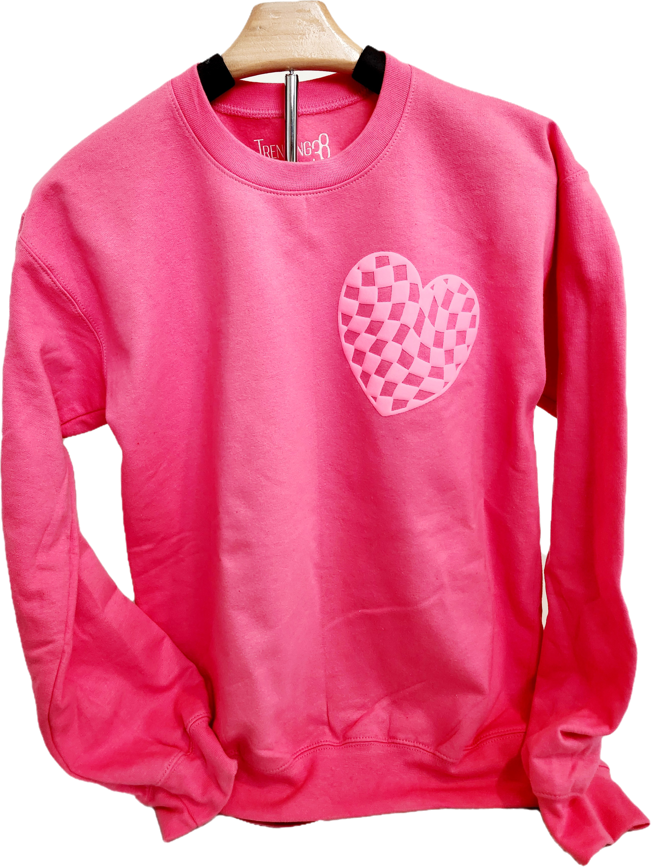Big Puff Heart Only, nothing on back Sweatshirt 