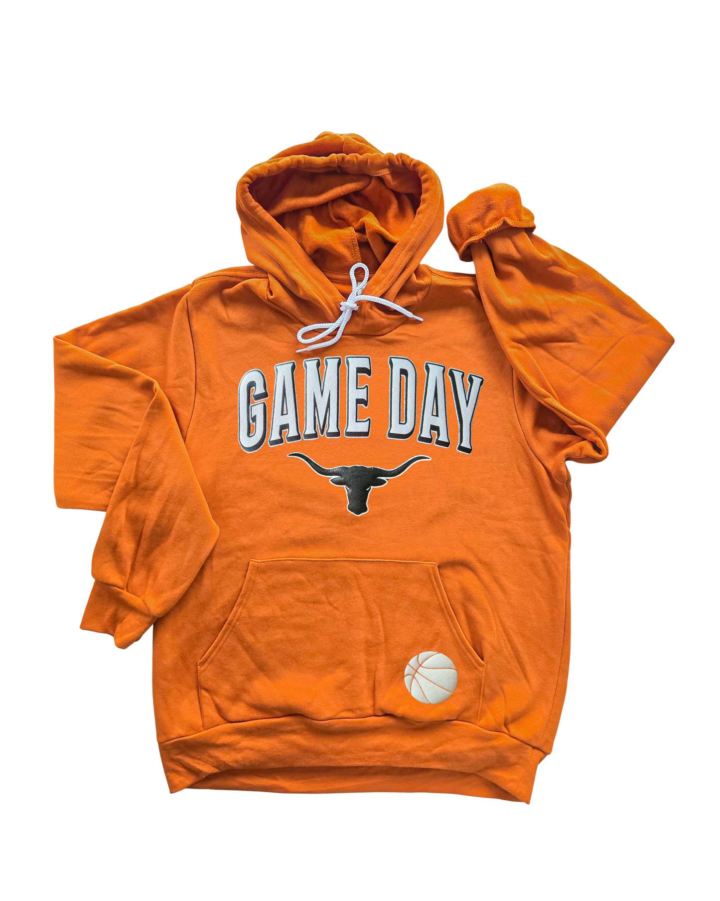 Game Day Longhorns Hoodie – Puff Print | Choose Color & Sport