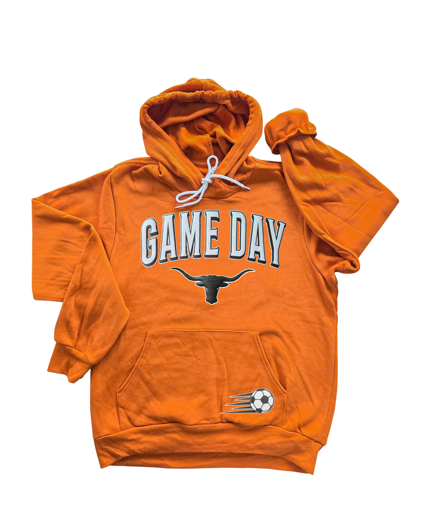 Game Day Longhorns Hoodie – Puff Print | Choose Color & Sport