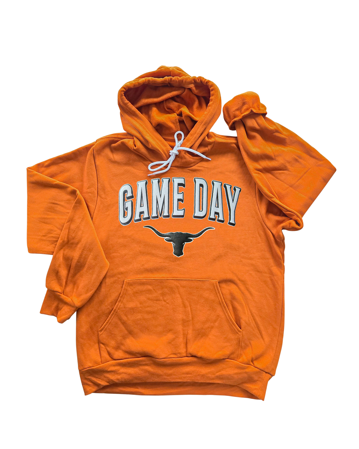 Game Day Longhorns Hoodie – Puff Print | Choose Color & Sport