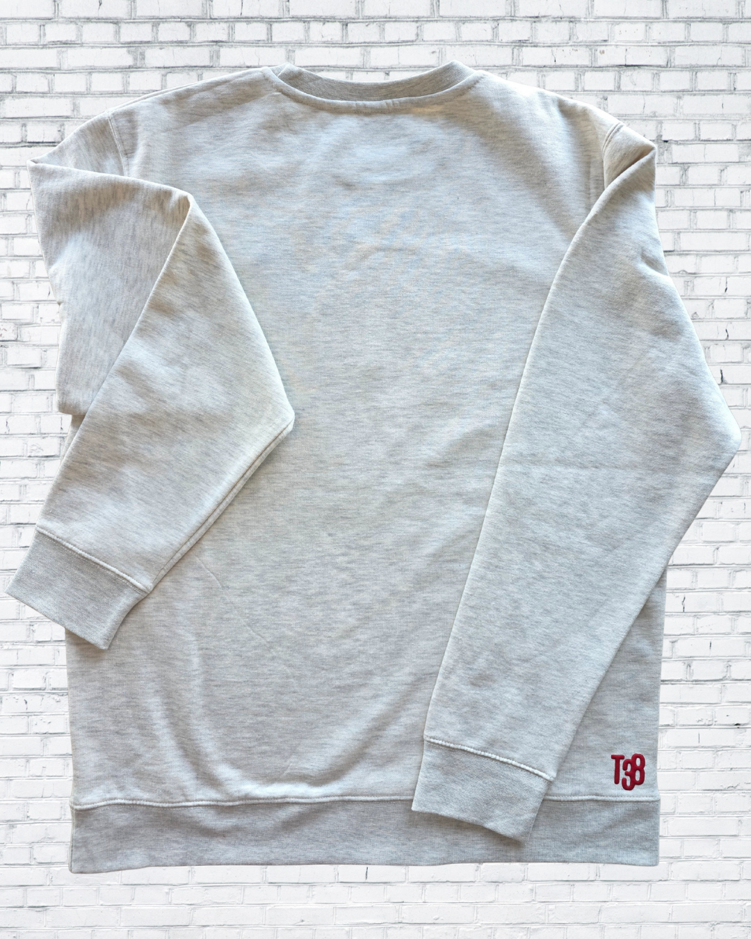 MAMA Puff Print Varsity Sweatshirt – Oatmeal Heather | Raised Ink Cozy Mom Crewneck by Trending38