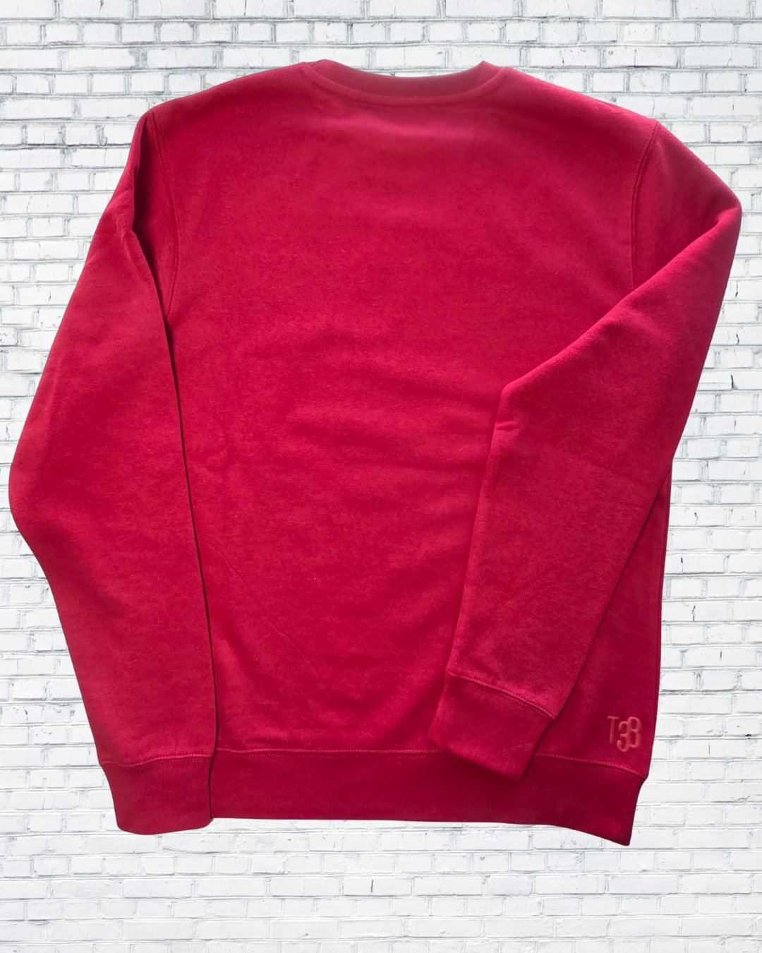 Joy Puff Print Christmas Sweatshirt – Red, Forest Green & Oatmeal Heather | Holiday Cozy Crewneck by Trending38