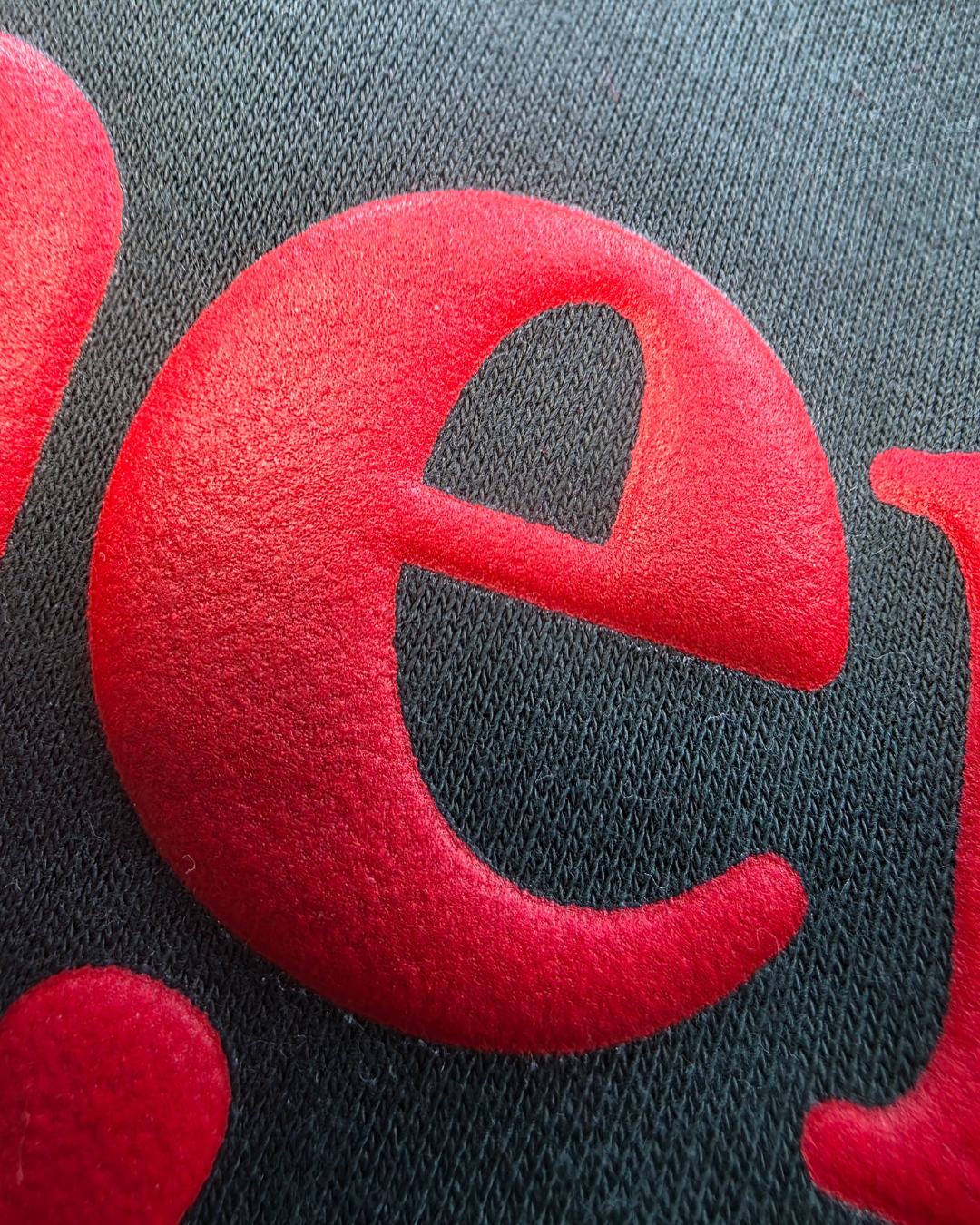 Merry Puff Print Christmas Sweatshirt – Oatmeal Heather, Red & Forest Green | Holiday Cozy Crewneck by Trending38