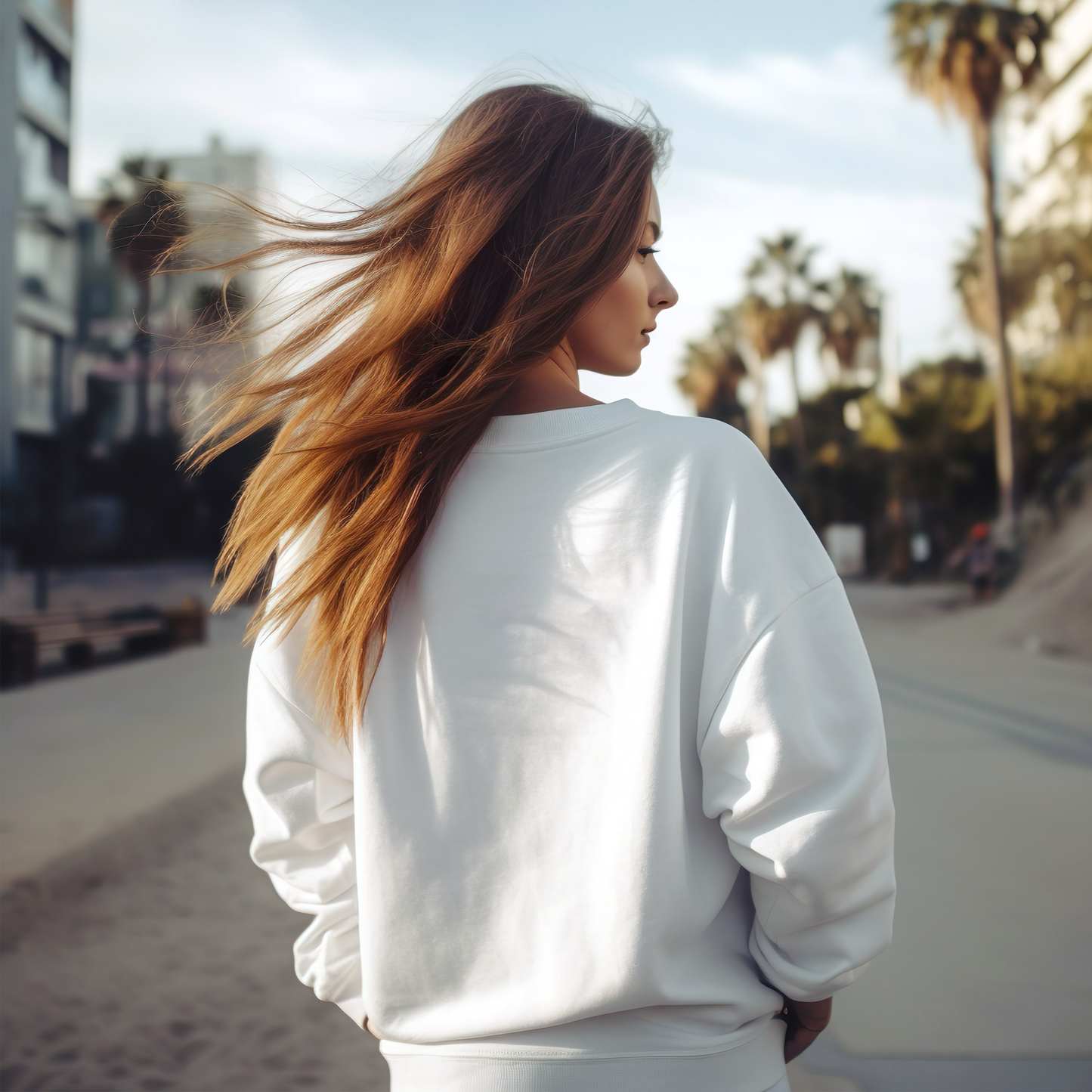 White Crewneck