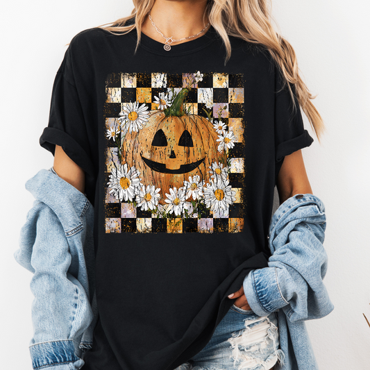 Boho Autumn Pumpkin Graphic Tee