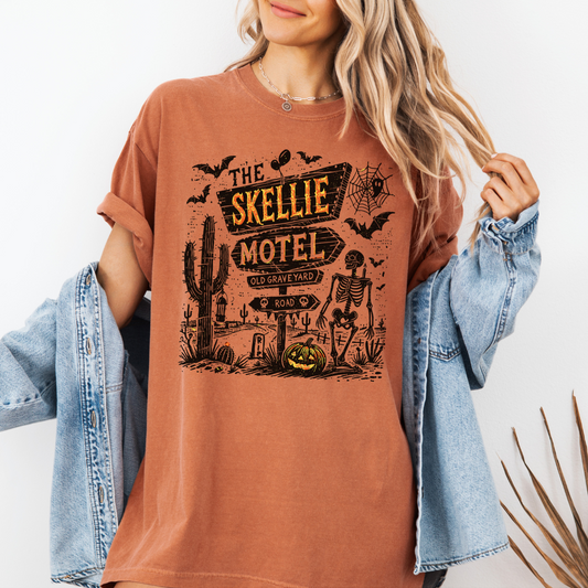 Dark Skellie Motel Graphic Tee