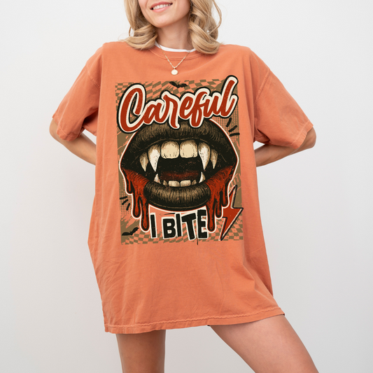 Careful I Bite Graphic Tee