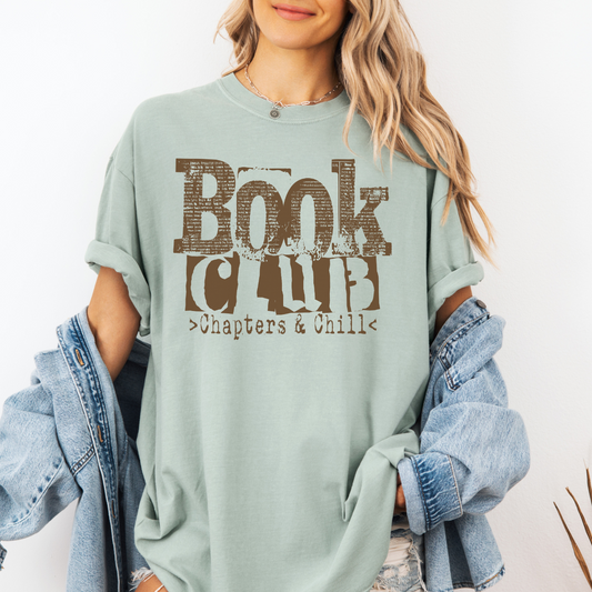Book Club Chapters & Chill Graphic Tee