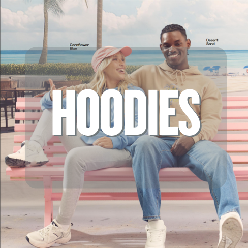 Blank Hoodies for DTF & Printing | 48 Colors | Weekly Order