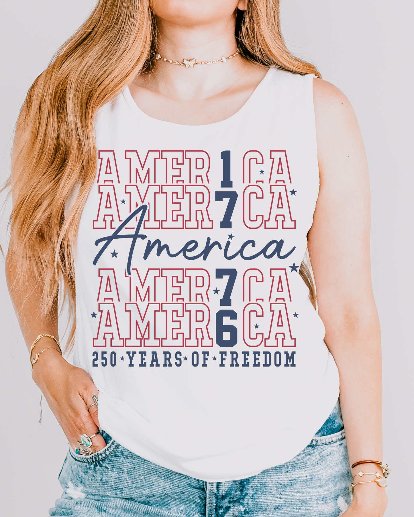 America 1776 2026 Tank Top, Comfort Colors Tank, Patriotic America Tank, 250 Years of Freedom Shirt, USA Graphic Tank, Fourth of July Tank Top