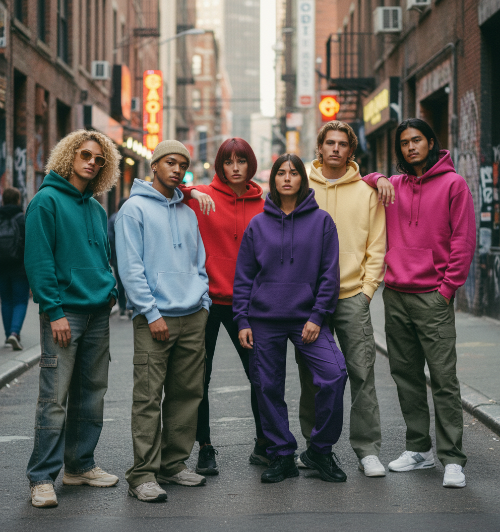 Blank Hoodies for DTF & Printing | 48 Colors | Weekly Order