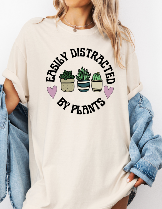 Easily Distracted By Plants Graphic Tee