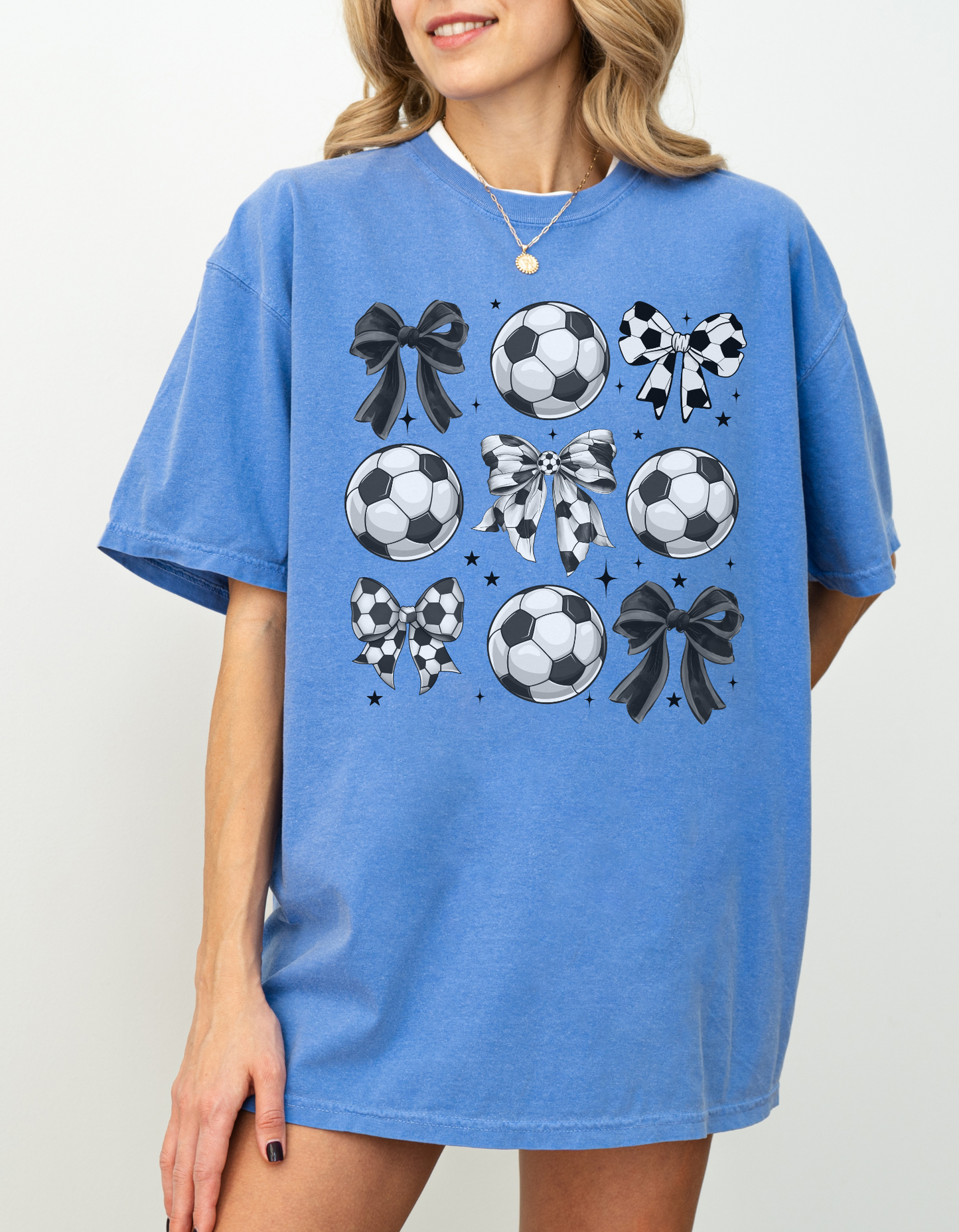 Soccer & Bows Graphic Tee