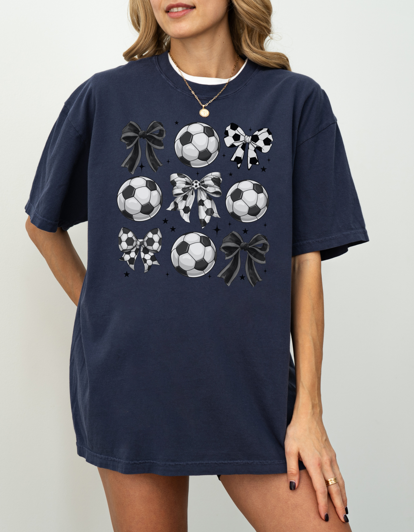 Soccer & Bows Graphic Tee