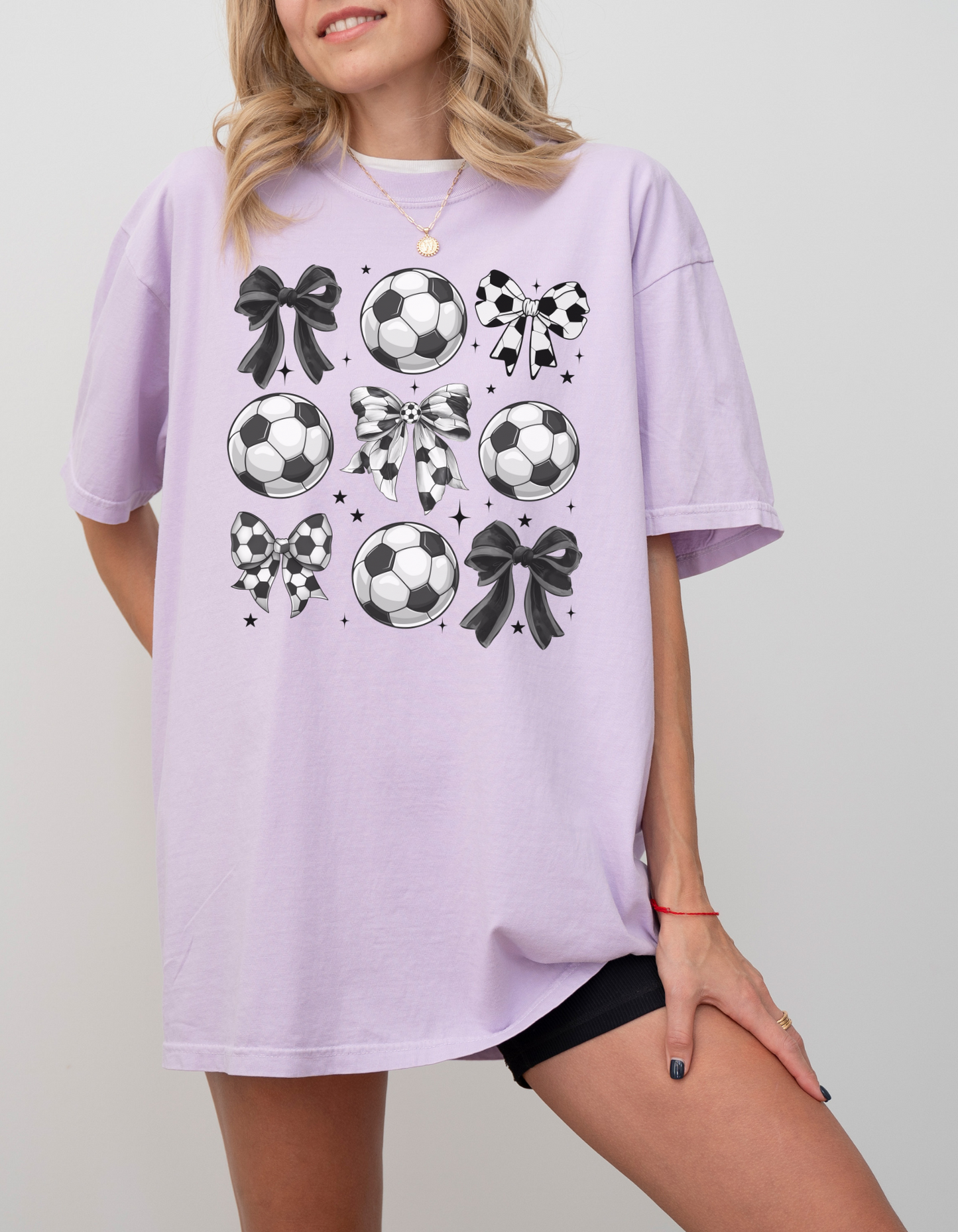 Soccer & Bows Graphic Tee