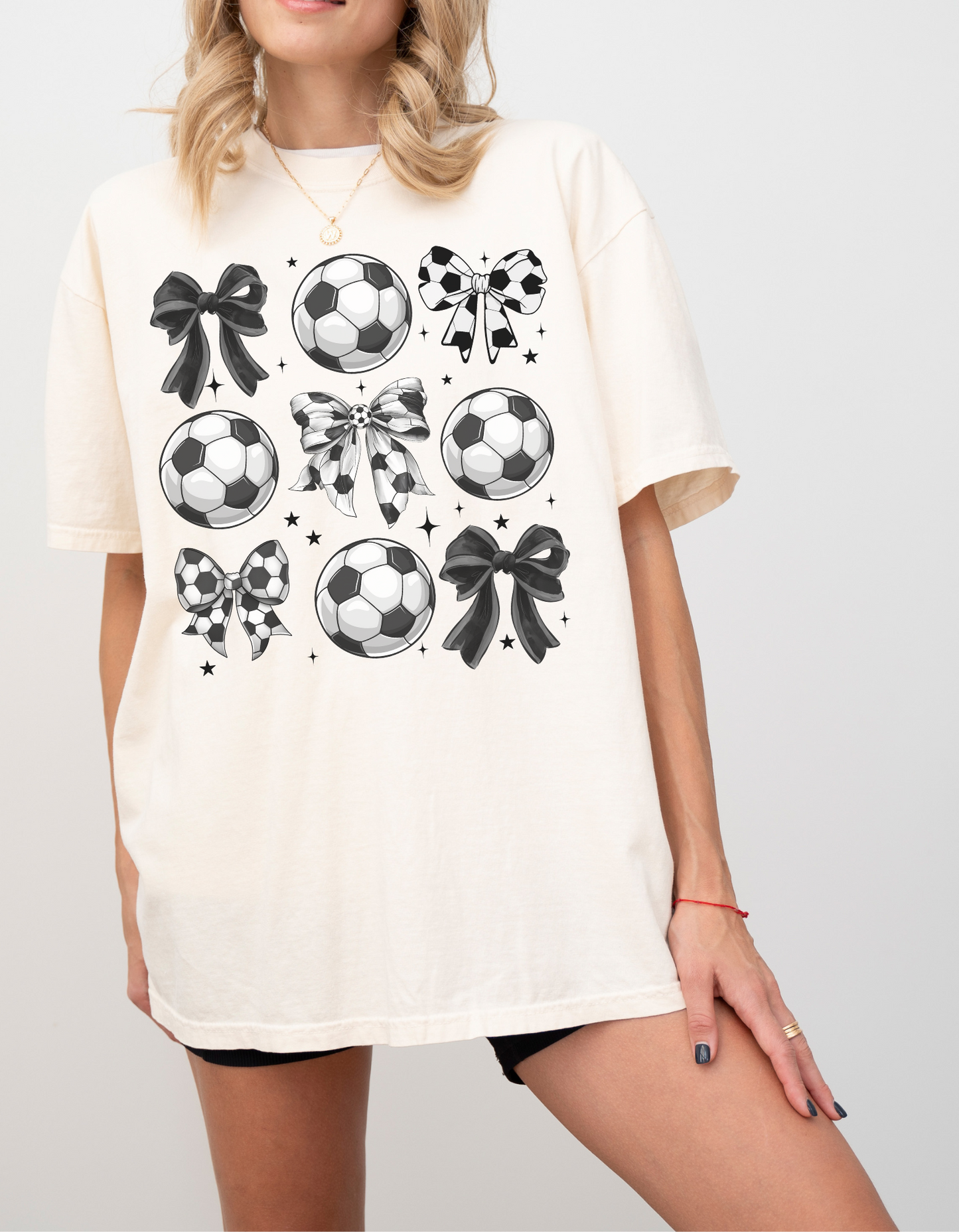 Soccer & Bows Graphic Tee