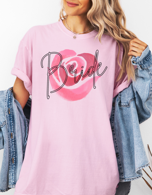 Bride Rose Graphic Tee