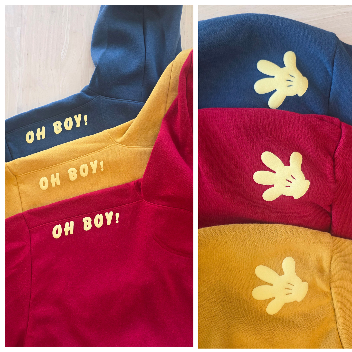 Happiest Club on Earth  Puff Print Hoodie