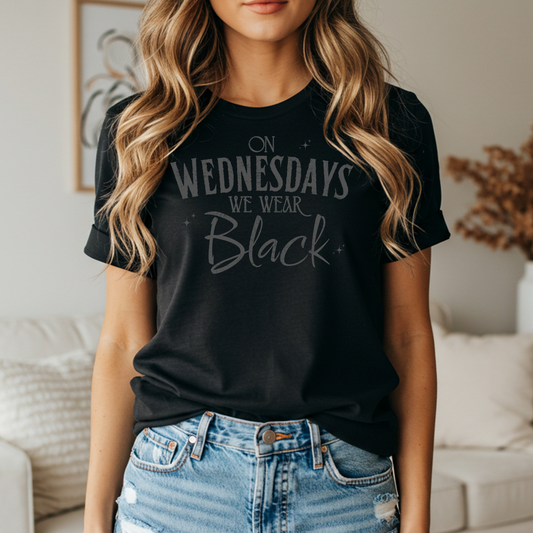 On Wednesdays We Were Black Tee