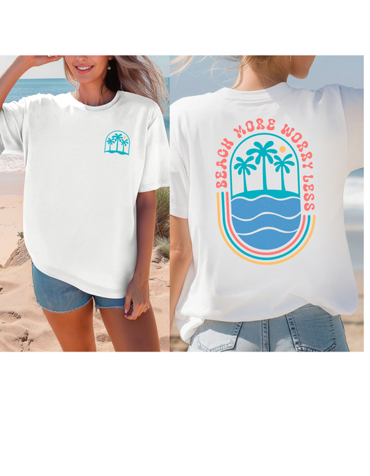 Beach More Graphic Tee