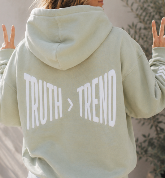 Truth > Trend Puff Hoodie
