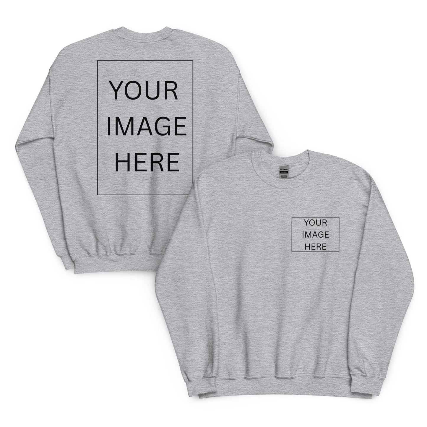 Custom Crewneck Front/Back