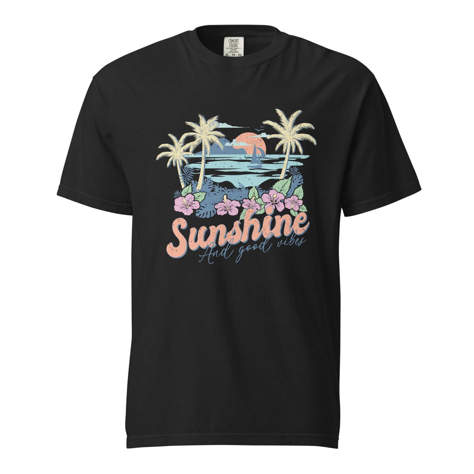 Sunshine and Good Vibes Graphic T-Shirt