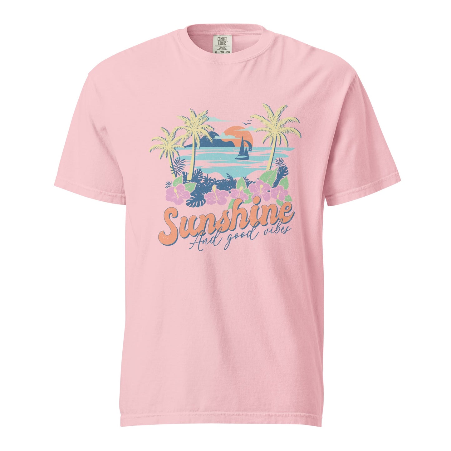 Sunshine and Good Vibes Graphic T-Shirt