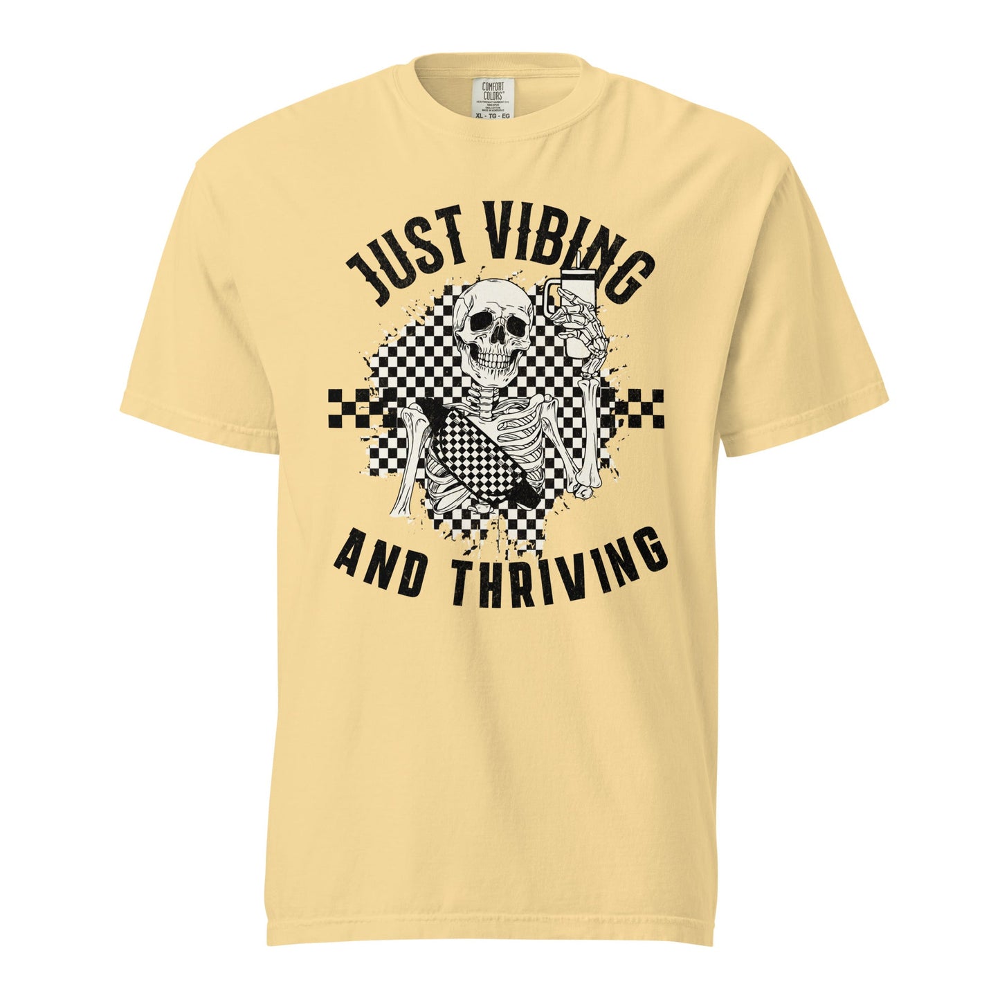 Just Vibing and Thriving Graphic Tee