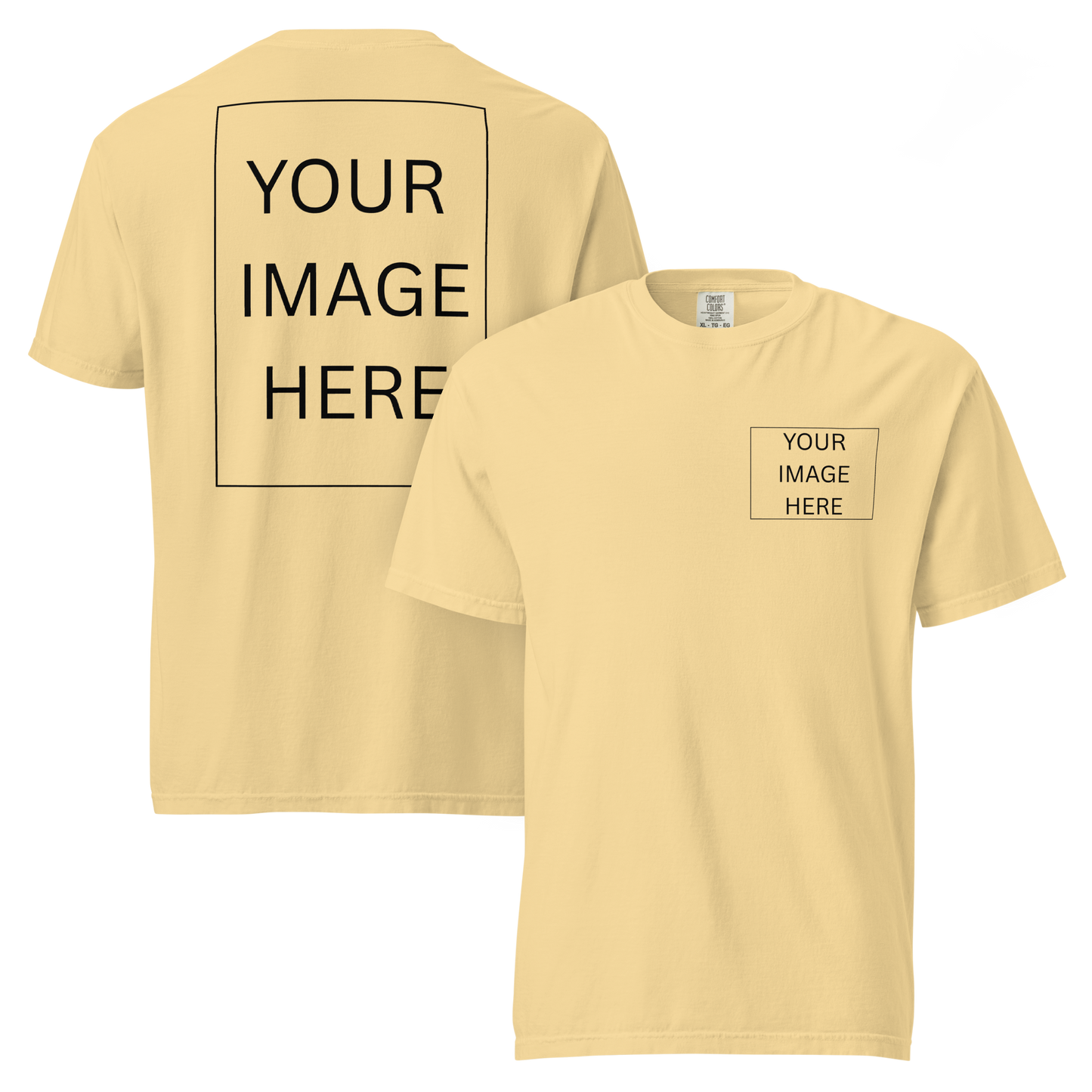 Custom Graphic Tee, Front & Back