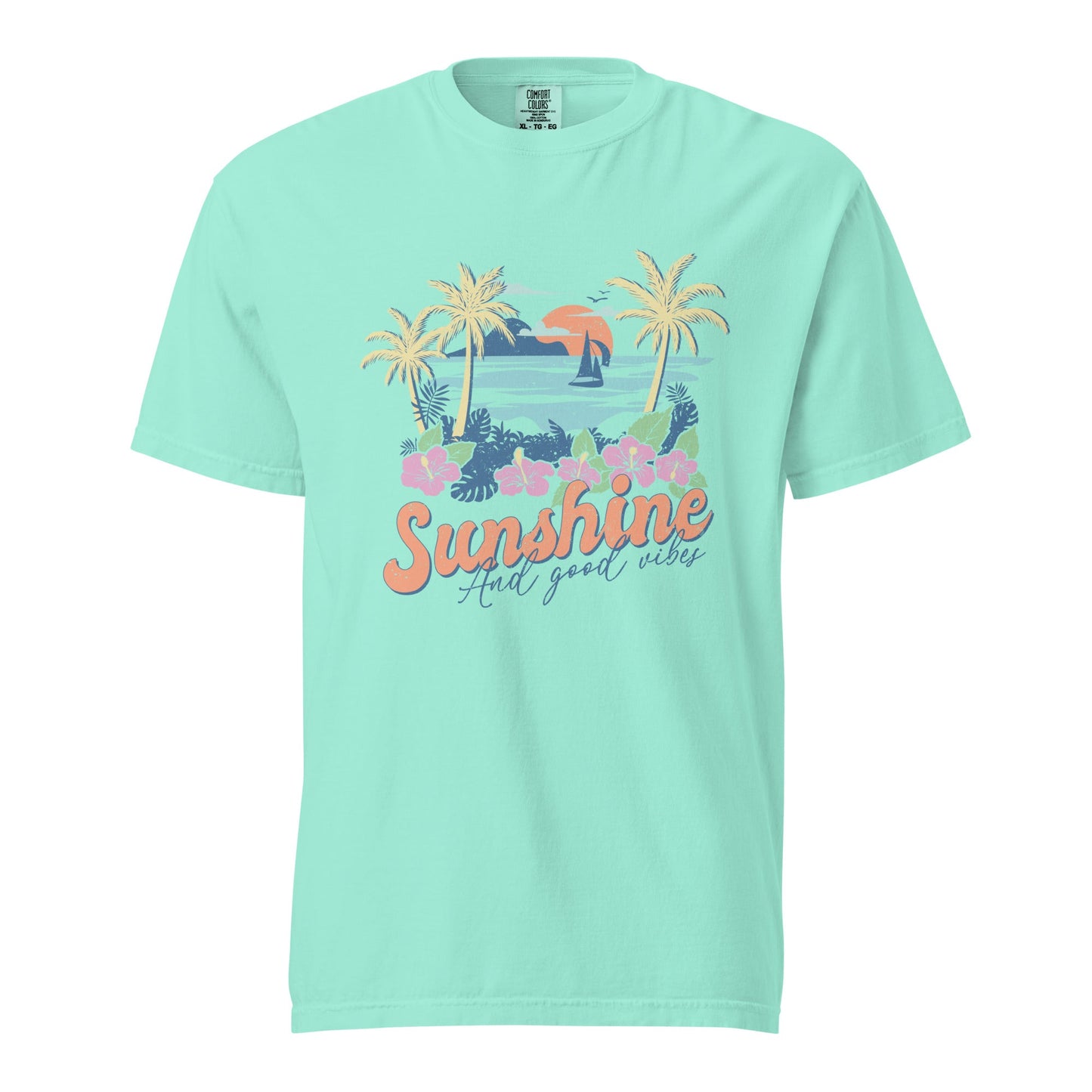 Sunshine and Good Vibes Graphic T-Shirt