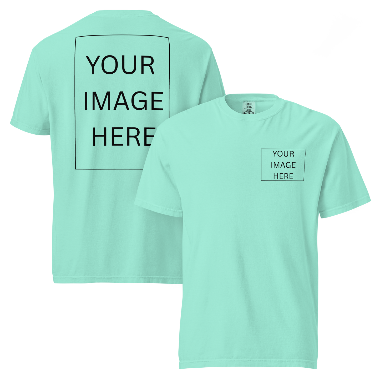 Custom Graphic Tee, Front & Back