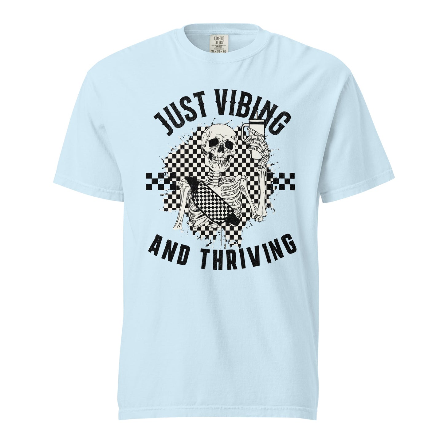 Just Vibing and Thriving Graphic Tee