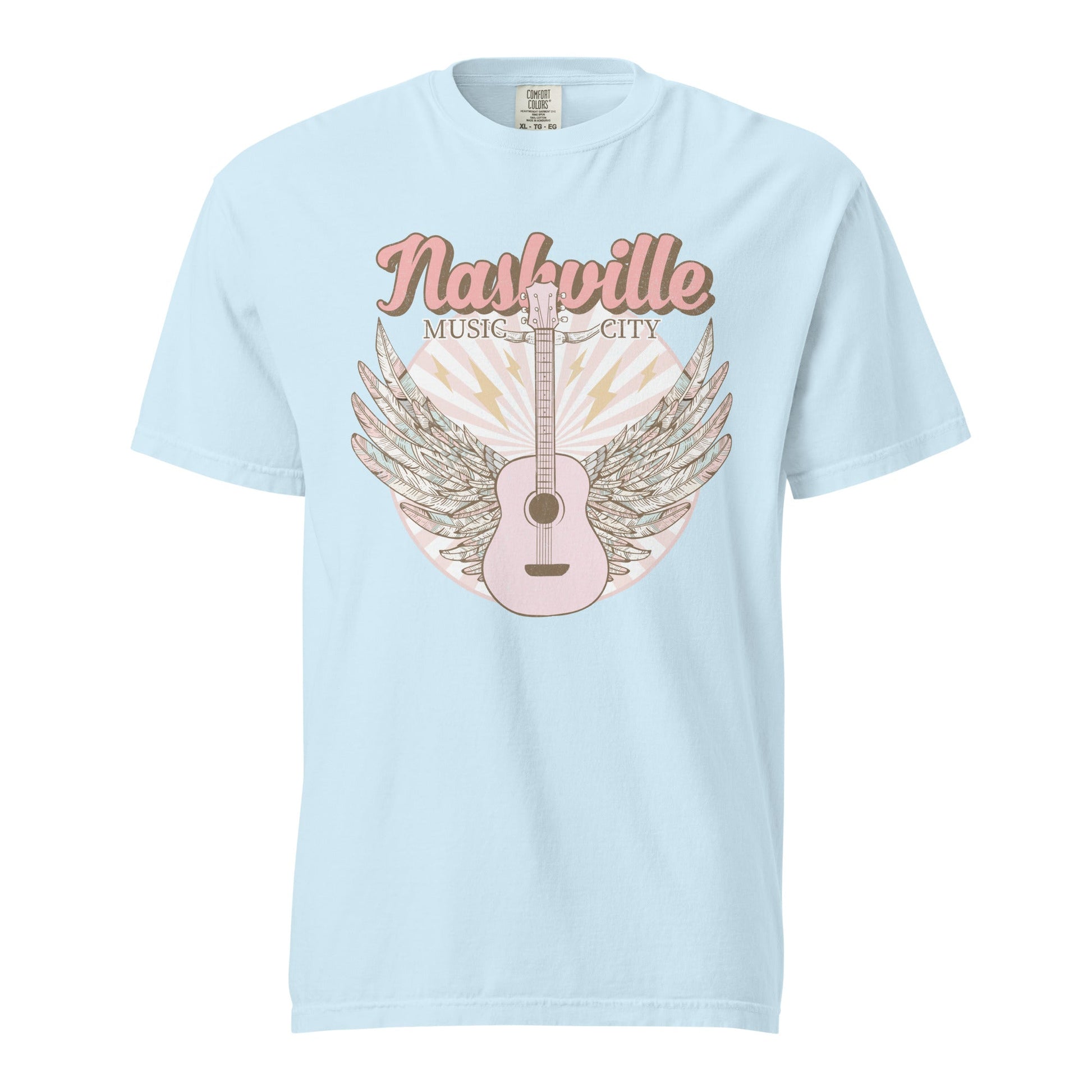 Nashville Music City Graphic Tee - Soft & Durable Cotton