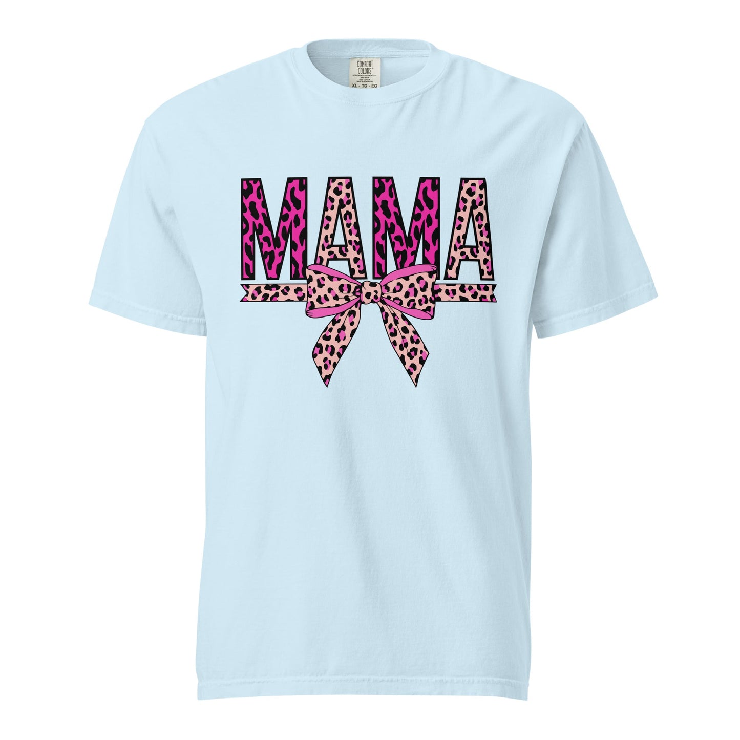 Mama Leopard Print Graphic Tee - Soft, Breathable Unisex Style