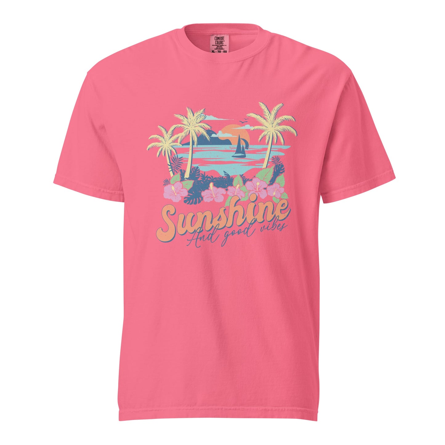 Sunshine and Good Vibes Graphic T-Shirt
