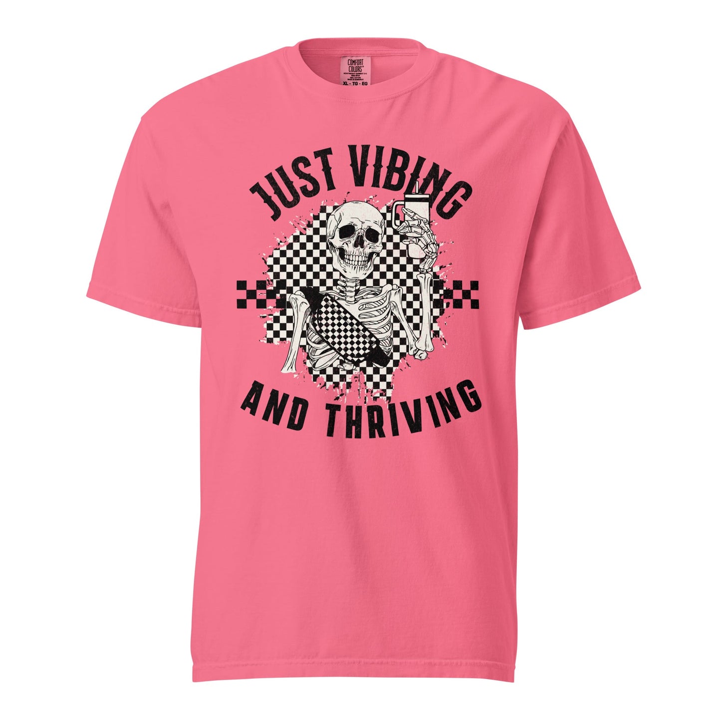 Just Vibing and Thriving Graphic Tee