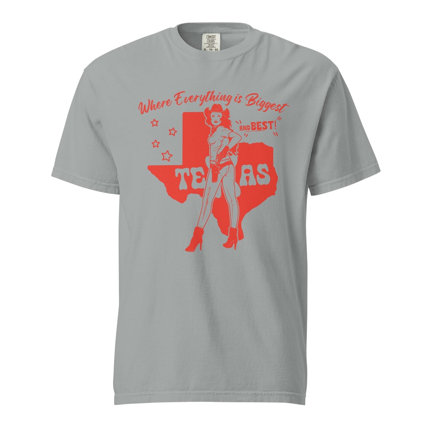 Everything's Bigger in Texas Graphic Tee - Durable Cotton Top