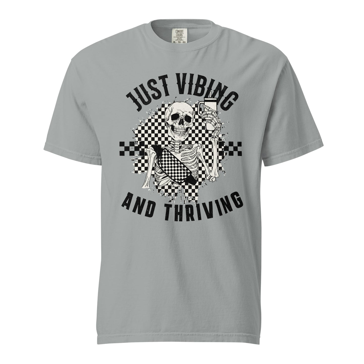 Just Vibing and Thriving Graphic Tee