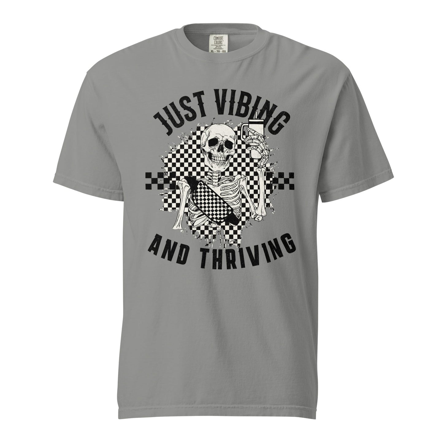 Just Vibing and Thriving Graphic Tee